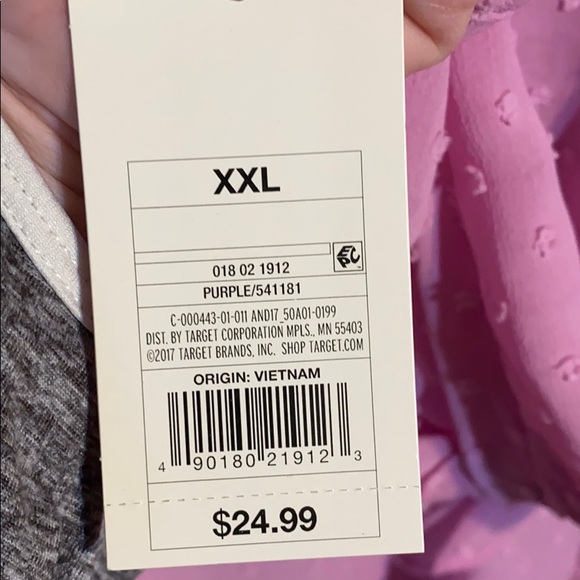 Pink ruffle sleeve top xxl - Picture 4 of 6